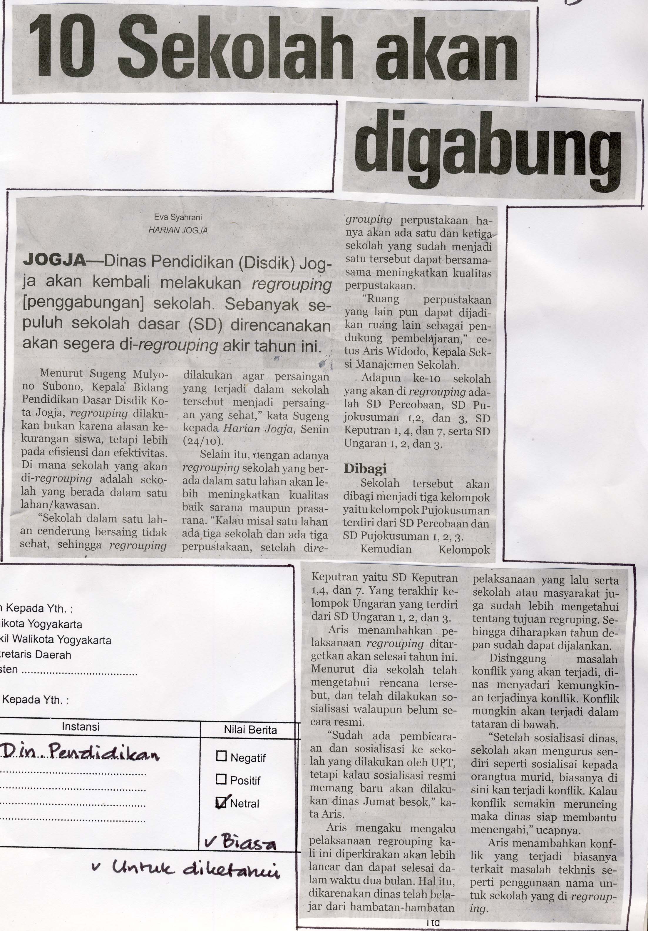 Kliping jogja terbaru